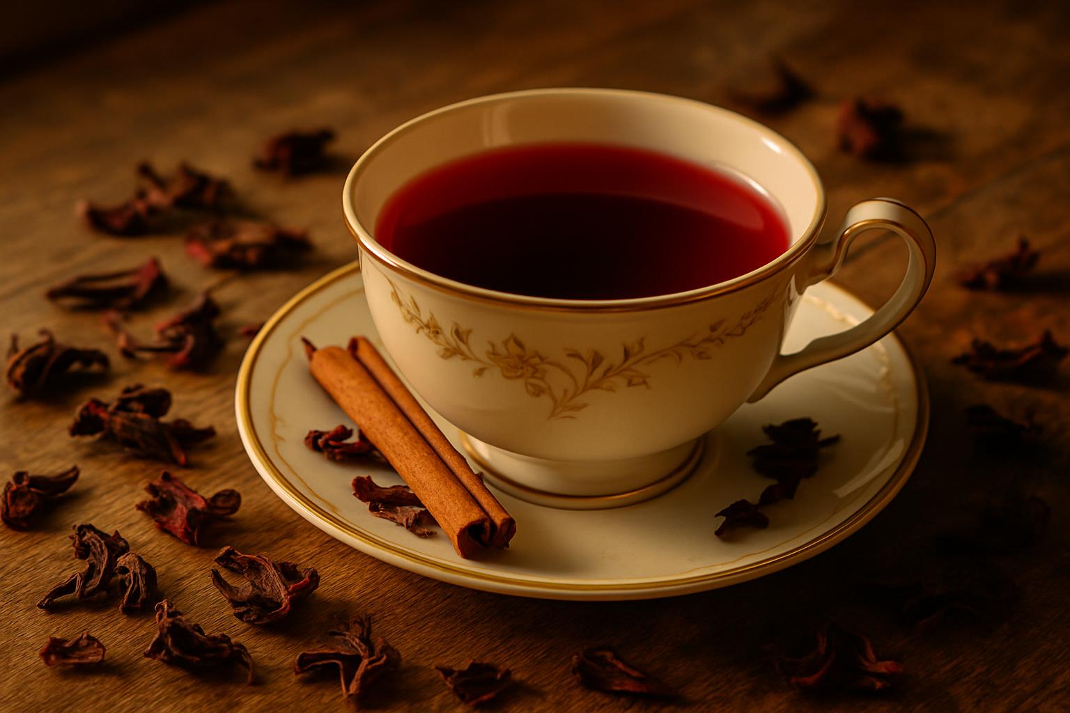A receita de chá com hibisco e canela que está dando o que falar entre mulheres 40+